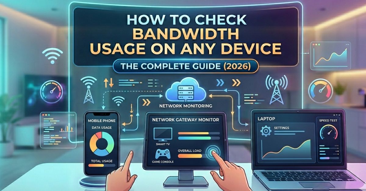 How to Check Bandwidth Usage